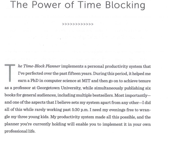 The Time Block Planner by Cal Newport ePub
