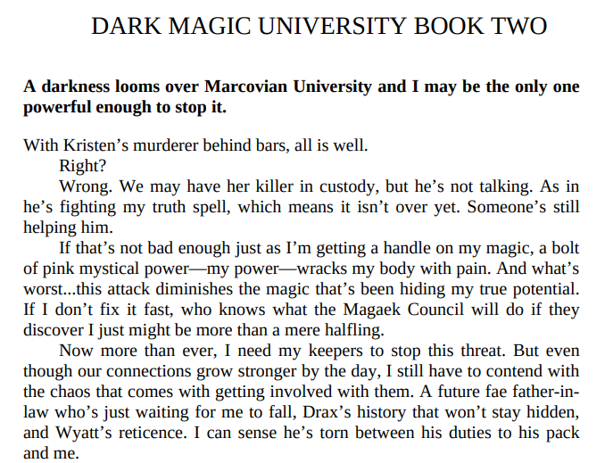 Dark Magic University Two by Jenna Edon ePub